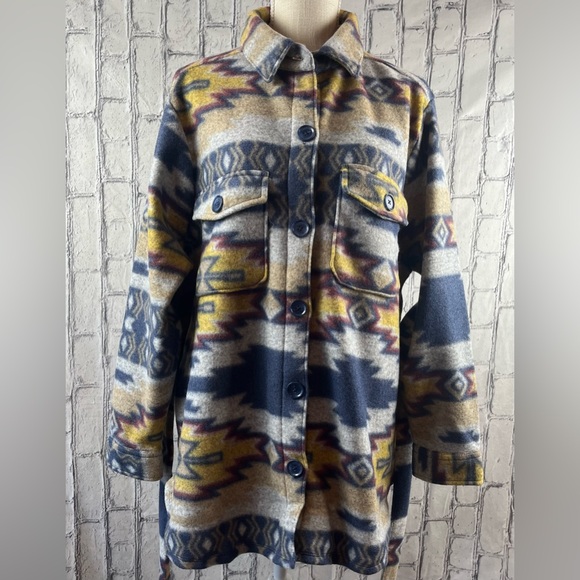 Alex& Parker Size:XL Women Button Up Jacket Soft Layering Long Sleeve Pockets - Picture 1 of 15